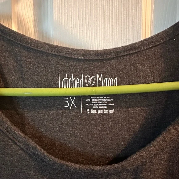 Latched Mama Gray Maxi Dress - Picture 2 of 2